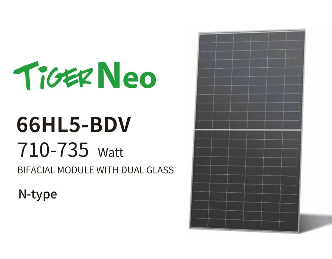 PÁNEL SOLAR Tiger Neo 66HL5-BDV 710-735W MARCA JINKO