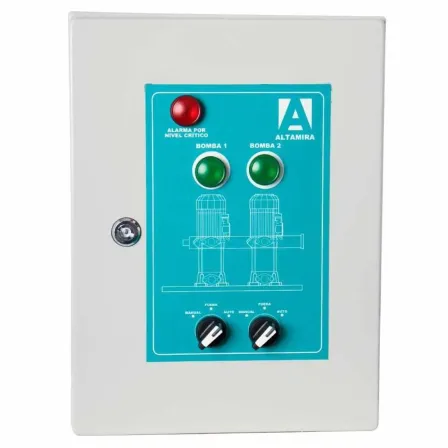 Tablero dúplex alternador-simultaneador para sistema hidroneumático 5HP 3X220V 13-18A