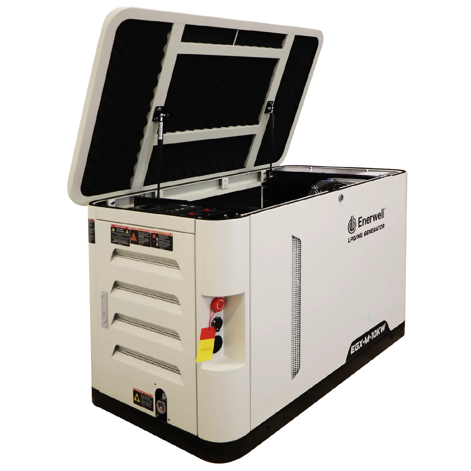 Generador estacionario a gas SKU EGX-M-10KW MONOCILÍNDRICO